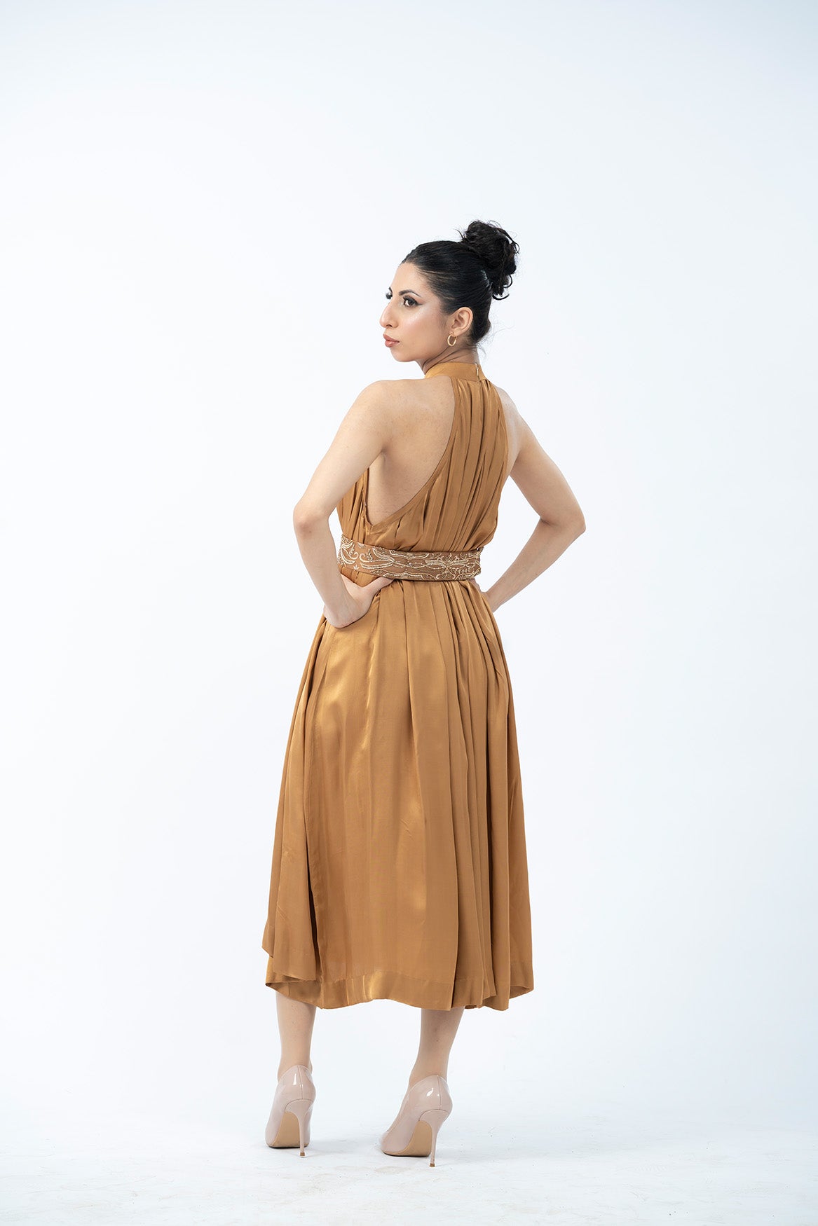 A pleated golden hour